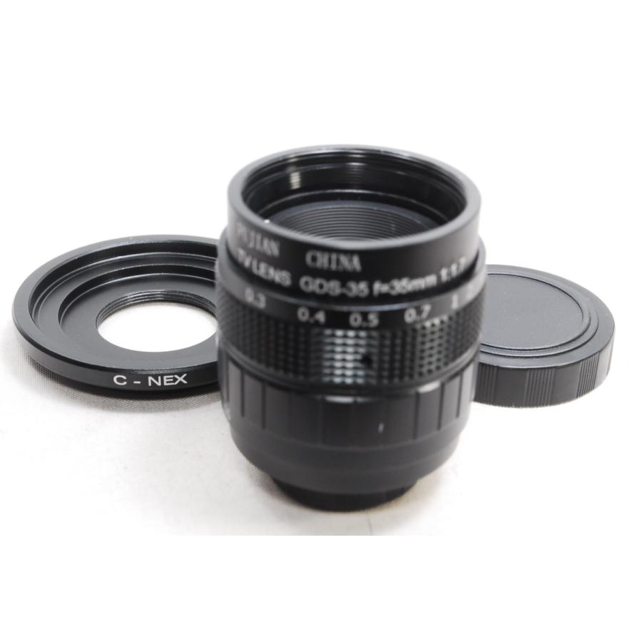NEX CCTV 35mm F1.7 SONY ソニー αEマウント Cマウント 単焦点レンズ