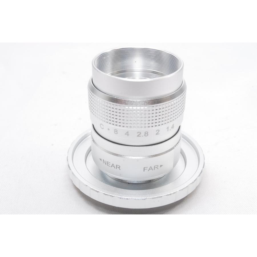 25mm F1.4 SIL シルバー Nikon ニコン C-N1 ミラーレス Cマウント 焦集