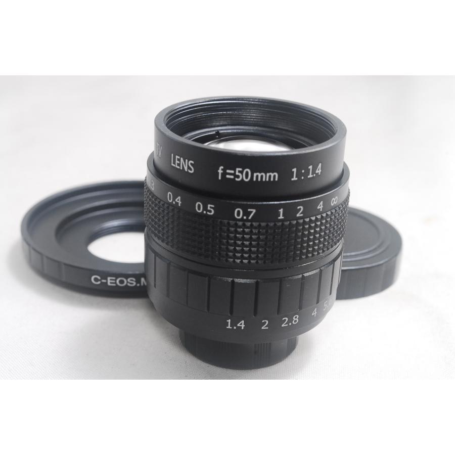EOS M CCTV 50mm F1.4 キャノン Canon EOS.M Cマウント 単焦点レンズ