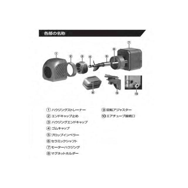 カミハタ リオプロップ 2000 60Hz　水流ポンプ 最大流出量毎分33Ｌ 大きな水流　管理60｜aquacraft｜03