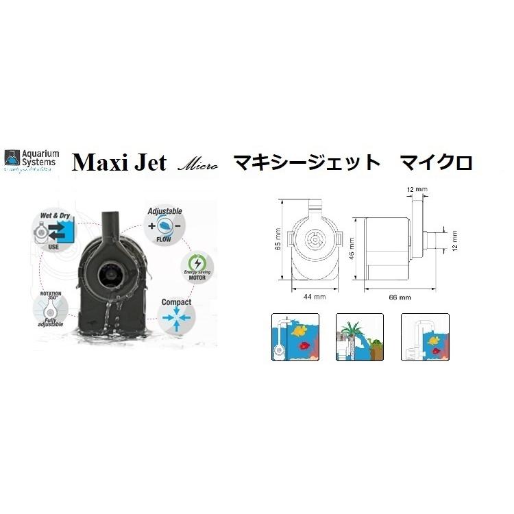 Aquarium Systems マキシジェット マイクロ 水陸両用ポンプ ナプコ