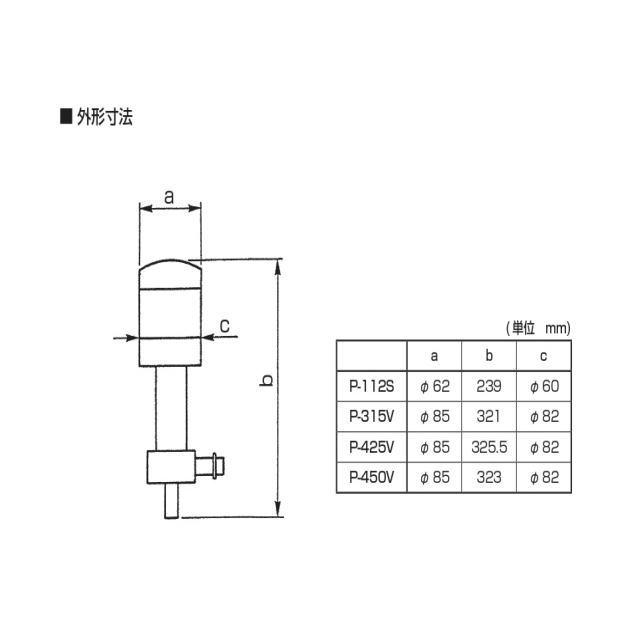 レイシー たて型ポンプ P-112S 水中ポンプ 送料無料 管理80 レイシー たて型ポンプ P-112S 水中ポンプ 送料無料 管理80