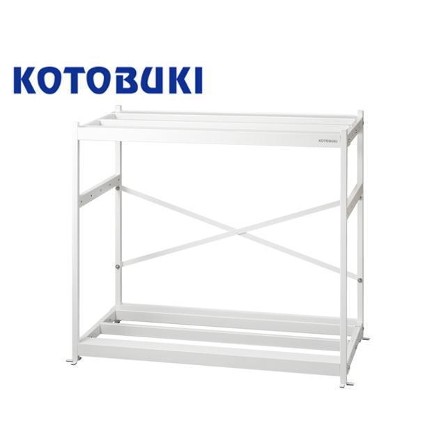 コトブキ工芸 スリムラック9045W ホワイト スチール製ラック 【お