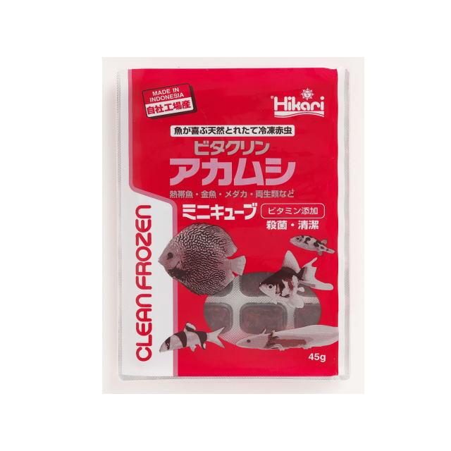 冷凍餌 キョーリン ビタクリン アカムシ ミニキューブ 45g 赤虫 冷凍餌 キョーリン ビタクリン アカムシ ミニキューブ 45g 赤虫