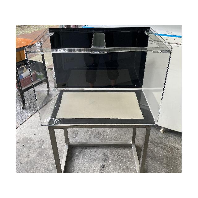 在庫水槽 アクリル水槽 750x450x450mm 板厚6mm 底5mm 背面黒バック