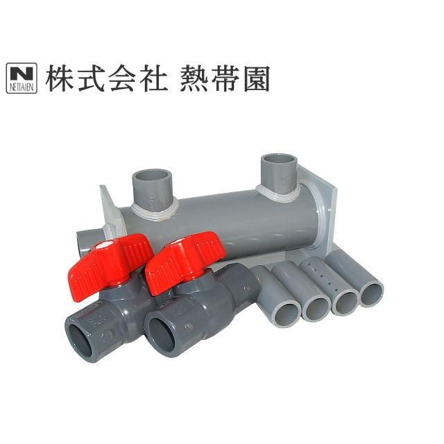 分配器 角型パイプ分配器 排水VP13x2-入水VP16 水槽配管 ボール 分配器 角型パイプ分配器 排水VP13x2-入水VP16 水槽配管 ボール