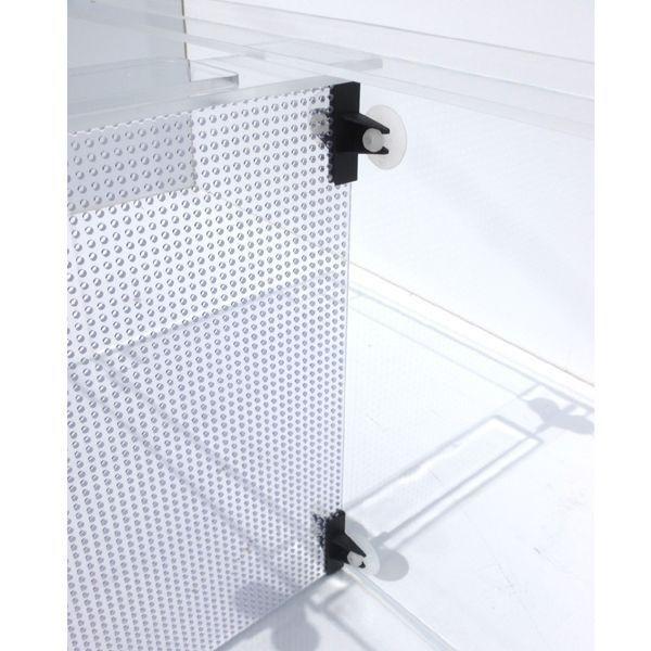 水槽仕切り90x60cm キスゴム式 板厚3mm オーダー製作品 送料無料