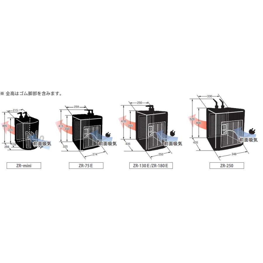 ゼンスイ ZR-75E 水槽クーラー【メーカー直送商品】送料無料 : アクア