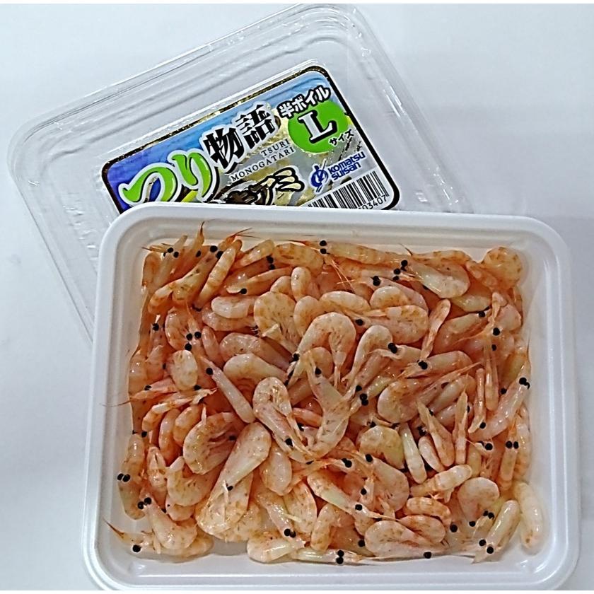 つり物語 南極オキアミ 半ボイル M／L／LL 不凍加工 ≪冷凍商品