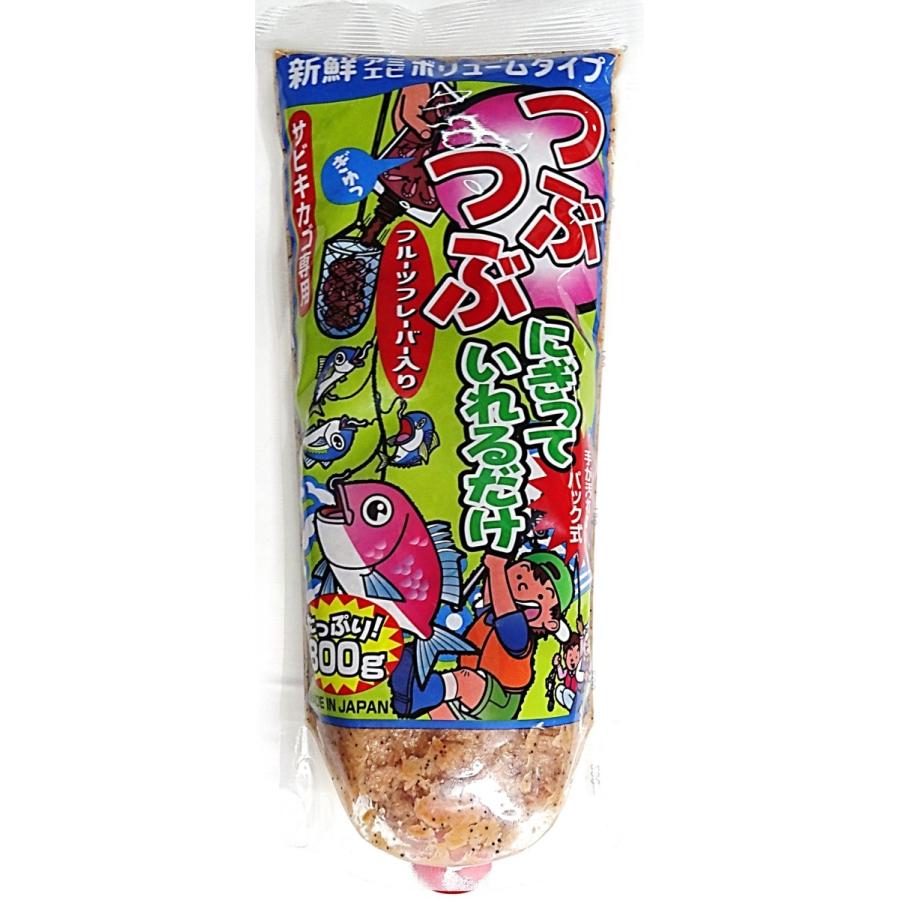 釣りえさ ヒロキュー つぶつぶ にぎっていれるだけ 約800g入 釣りえさ ヒロキュー つぶつぶ にぎっていれるだけ 約800g入