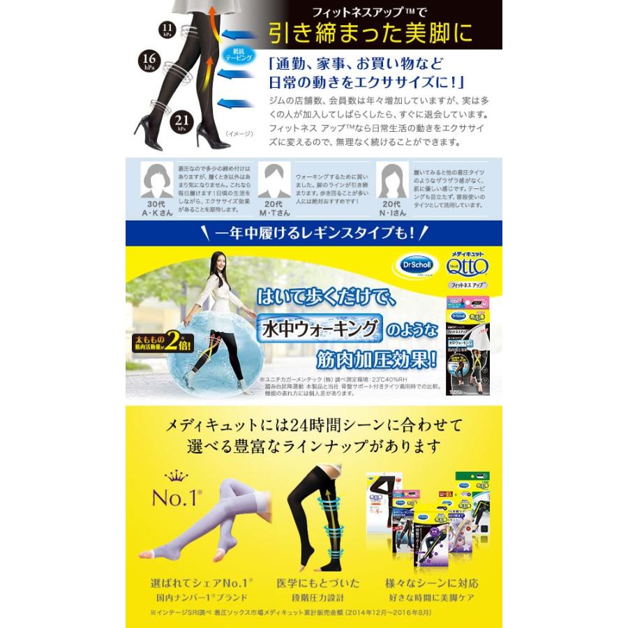 ドクターショール（Dr.Scholl） おそとでメディキュット フィットネス