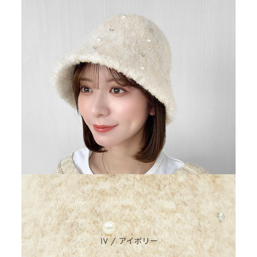 AQUADOLL（アクアドール） 帽子 バケット ハット バケハ ボア ぼうし