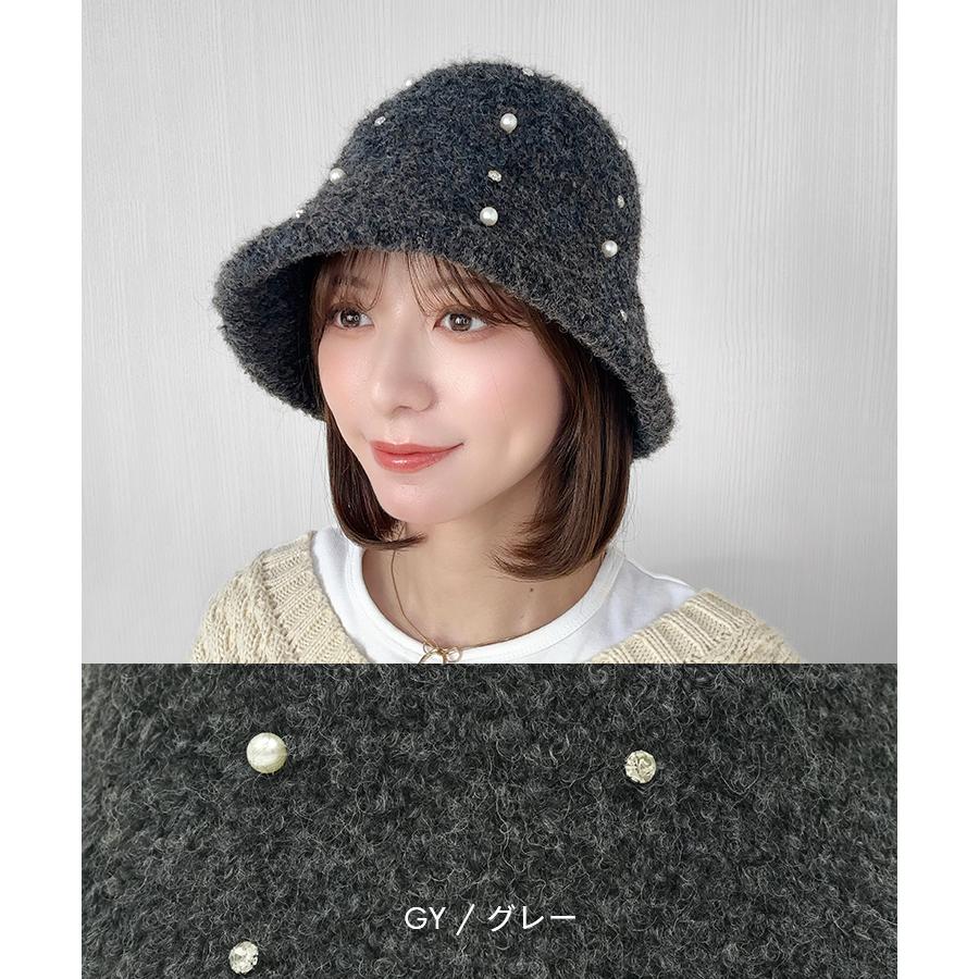 AQUADOLL（アクアドール） 帽子 バケット ハット バケハ ボア ぼうし