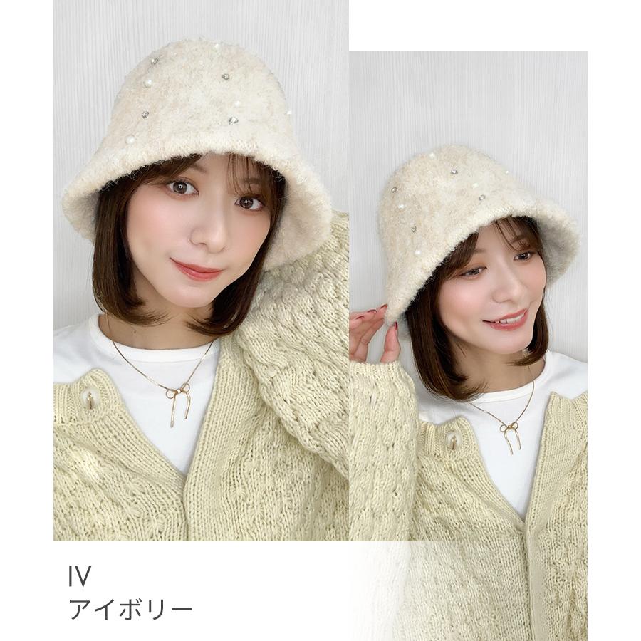 AQUADOLL（アクアドール） 帽子 バケット ハット バケハ ボア ぼうし