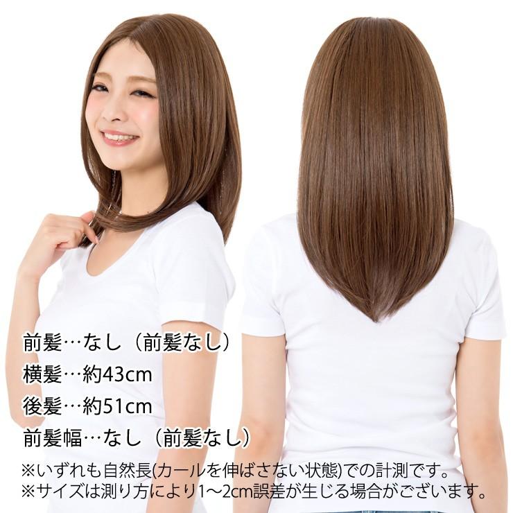 医療用ウィッグ セミロング ミディアム 自然 医療用 ウィッグ フル