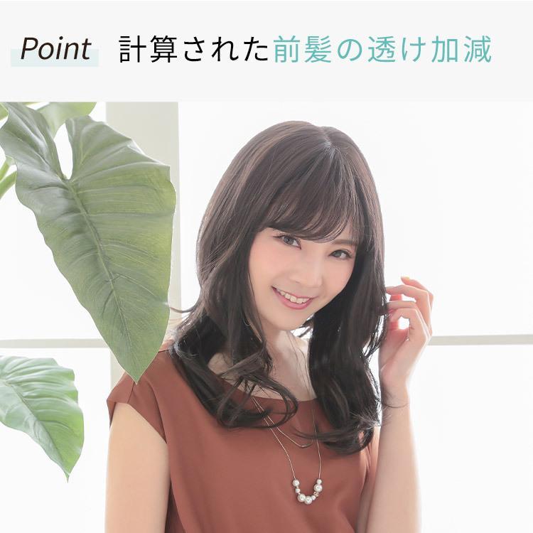 【在庫限り】 医療用ウィッグ ロング ミディアム ウィッグ 医療用 ウイッグ ウイック カール 自然 フルウィッグ 女性 レディース かつらの画像
