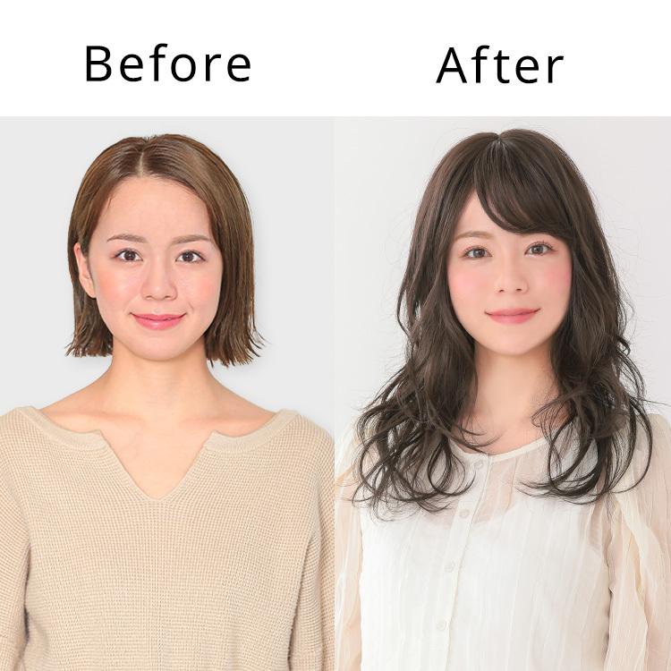 医療用ウィッグ ロング カール ウィッグ 医療用 パーマ 自然 女性 ウイッグ ウイック フルウィッグ レディース かつら ウェーブ ブラウン 茶髪の画像