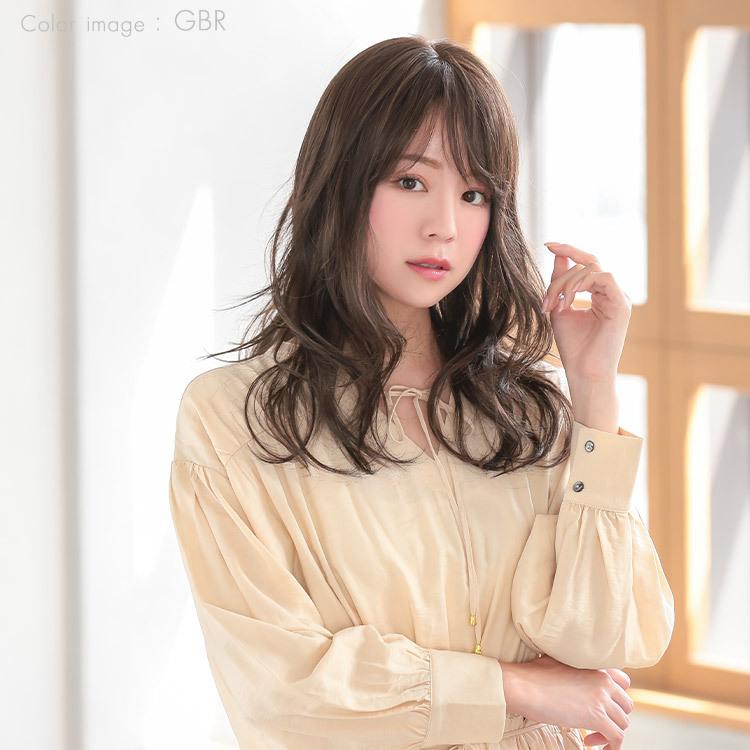 医療用ウィッグ ロング カール ウィッグ 医療用 パーマ 自然 女性 ウイッグ ウイック フルウィッグ レディース かつら ウェーブ ブラウン 茶髪の画像