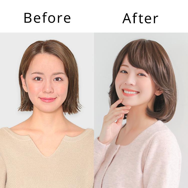 AQUADOLL VENUS ウィッグ 女性 ボブ パーマ カール 自然 医療用