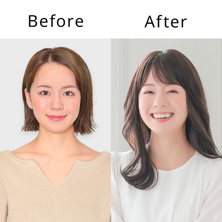 ウィッグ 女性 ロング カール パーマ 自然 医療用ウィッグ フルウィッグ レディース かつら 女性 黒髪の画像