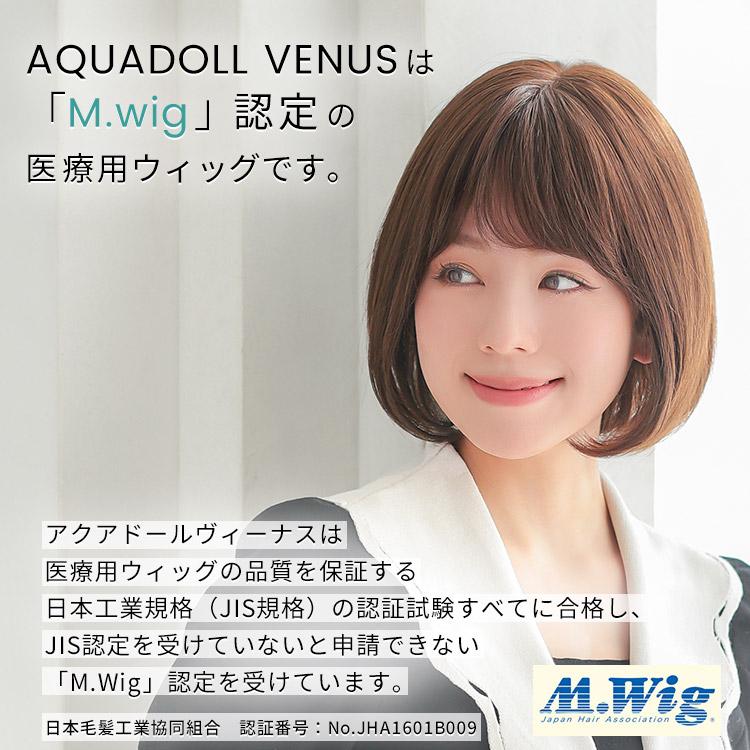 AQUADOLL VENUS 返品補償あり 医療用ウィッグ 人毛 100 AQUADOLL VENUS 返品補償あり 医療用ウィッグ 人毛 100