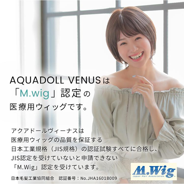 AQUADOLL VENUS 返品補償あり 医療用ウィッグ 人毛 mix ショート AQUADOLL VENUS 返品補償あり 医療用ウィッグ 人毛 mix ショート