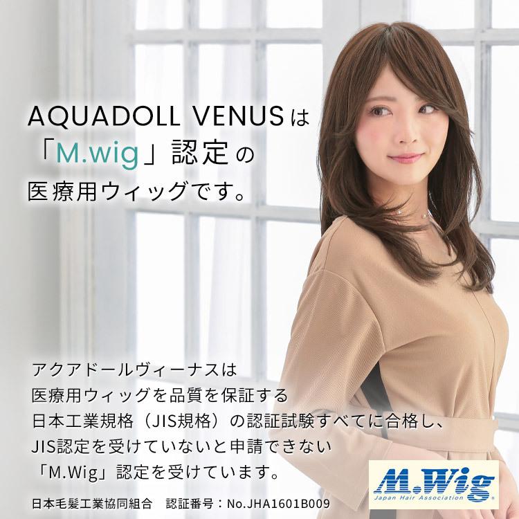 AQUADOLL VENUS 返品補償あり 医療用ウィッグ 人毛 MIX AQUADOLL VENUS 返品補償あり 医療用ウィッグ 人毛 MIX