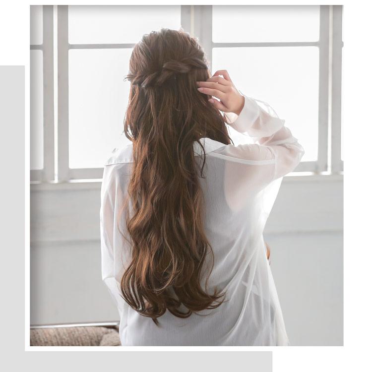 ウィッグ 襟足ウィッグ ロング 襟足エクステ ワンタッチ エクステ 髪 襟足 自然 つけ毛 結婚式 和装 黒髪 金髪 Wgt809 ウィッグ専門店アクアドール 通販 Yahoo ショッピング