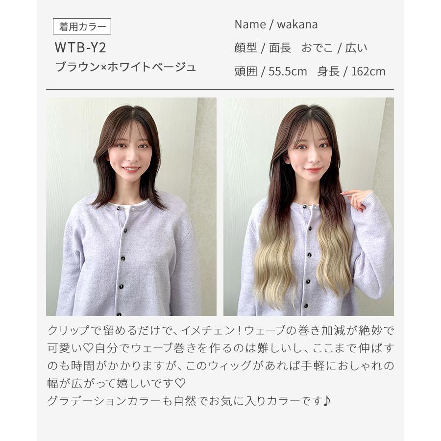 AQUADOLL（アクアドール） 襟足 ウィッグ ロング エクステ つけ毛