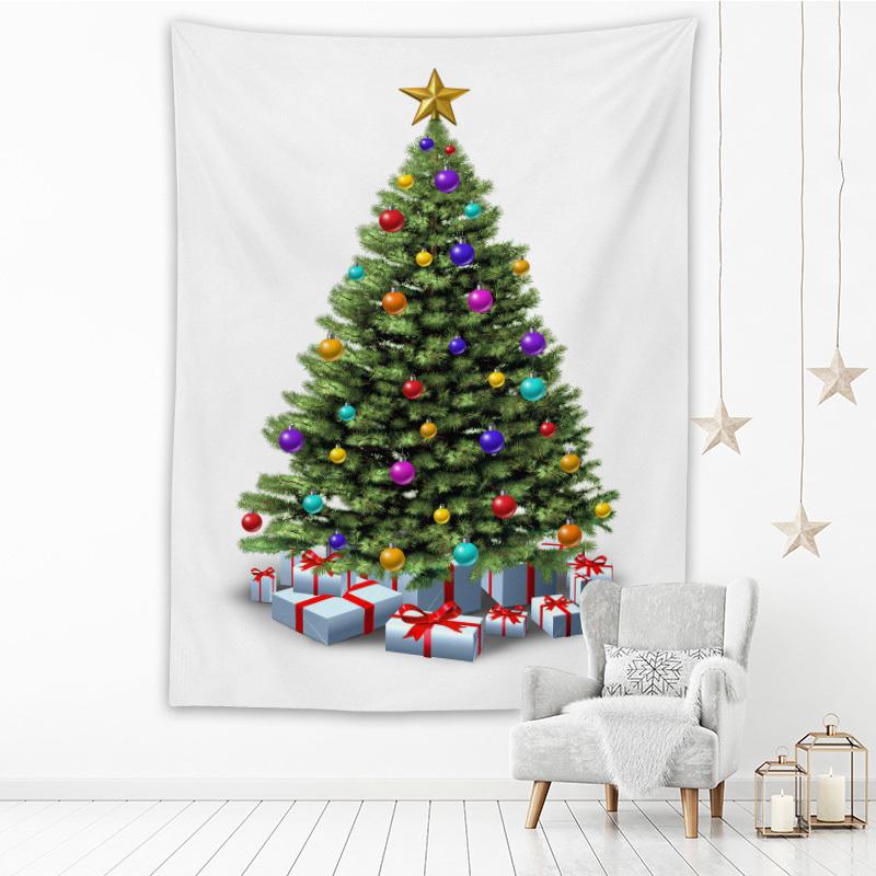 Merry Christmas タペストリー 毛布 クリスマス 飾り クリスマスツリー 北欧風 壁掛け 掛け物 壁吊り 写真 撮影背景布 寝室多機能ホーム装飾 クリスマス装飾 bj8 Aquadoor 通販 Yahoo ショッピング