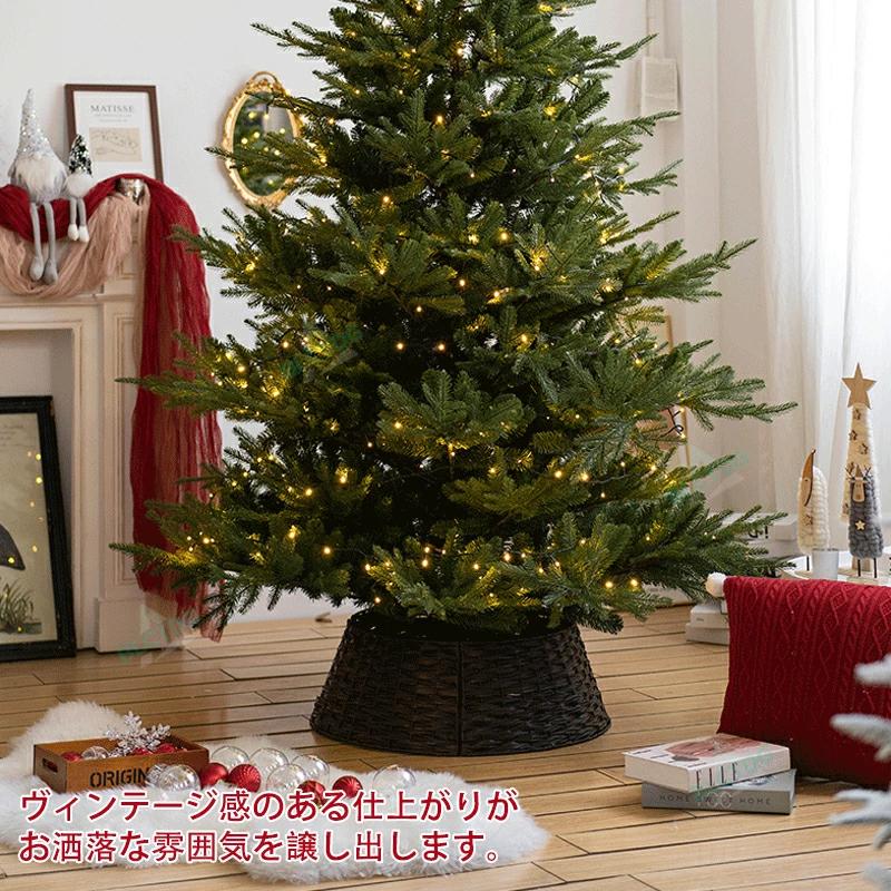 クリスマスツリー　豪華　観葉植物　足元カバー　木製　組木　足元隠し クリスマスツリー 足元 スタンドカバー 脚カバー フェンス バスケット