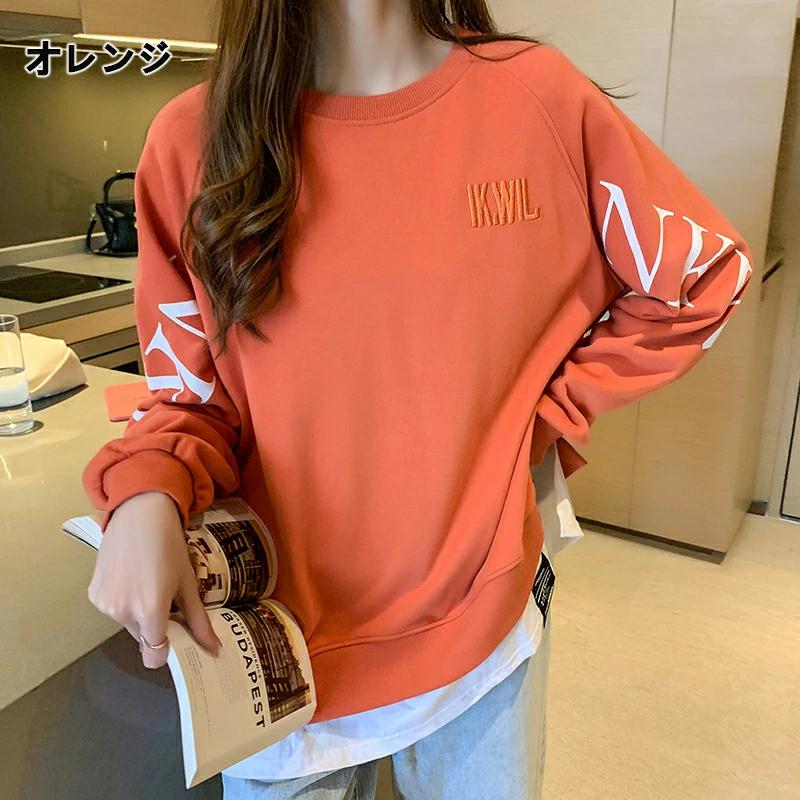 トレーナー レディース スウェット ロンT プルオーバー 冬 秋 春 長袖 楽天市場】トレーナー スウェット レディース 長袖tシャツ 薄手 春秋冬