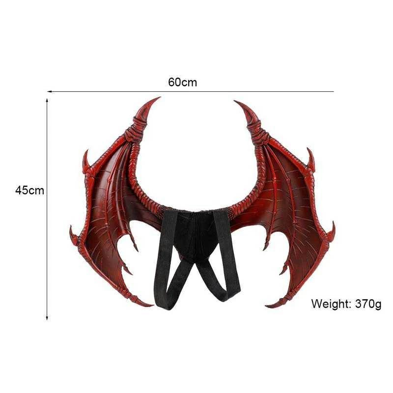 ハロウィン コスプレ 小道具龍 悪魔 デビル 羽 羽根 コスプレ小物