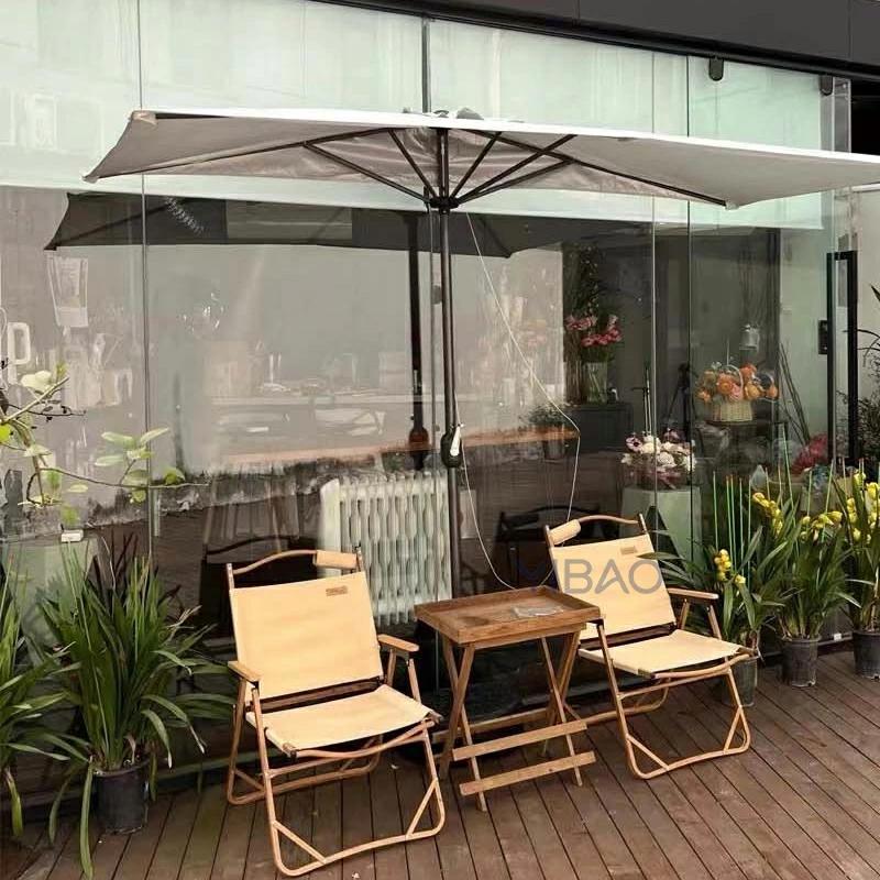 日よけ シェード 幅 突っ張り式 取付け 喫茶店 屋外 UVカット撥水