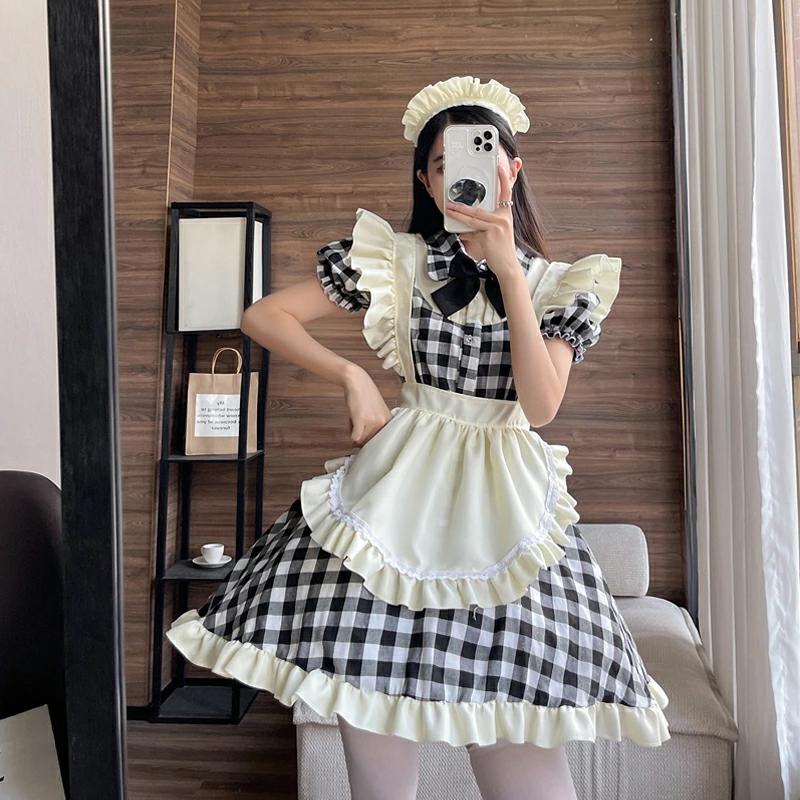 4点セットメイド服 セクシー メイド 服 可愛い コスプレ 大きいサイズ