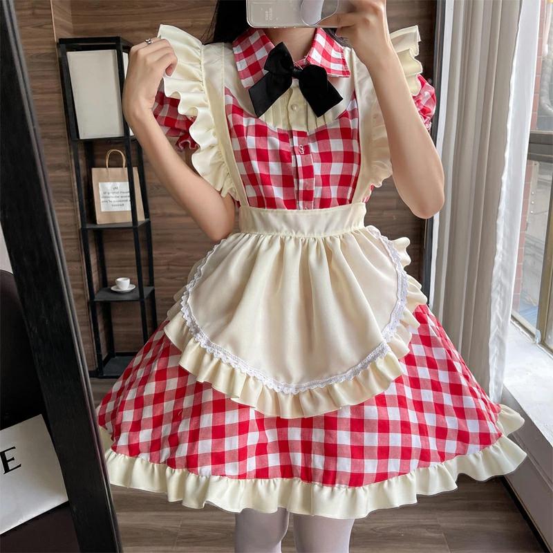 4点セットメイド服 セクシー メイド 服 可愛い コスプレ 大きいサイズ