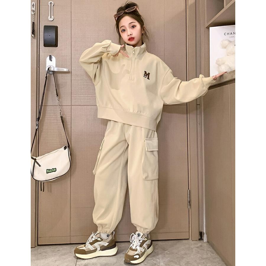 子供服 セットアップ スウェット キッズ ジャージ 上下セット 女の子