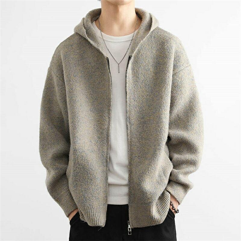 ジップ パーカー メンズ おしゃれ ジャケット ゆったり 秋冬