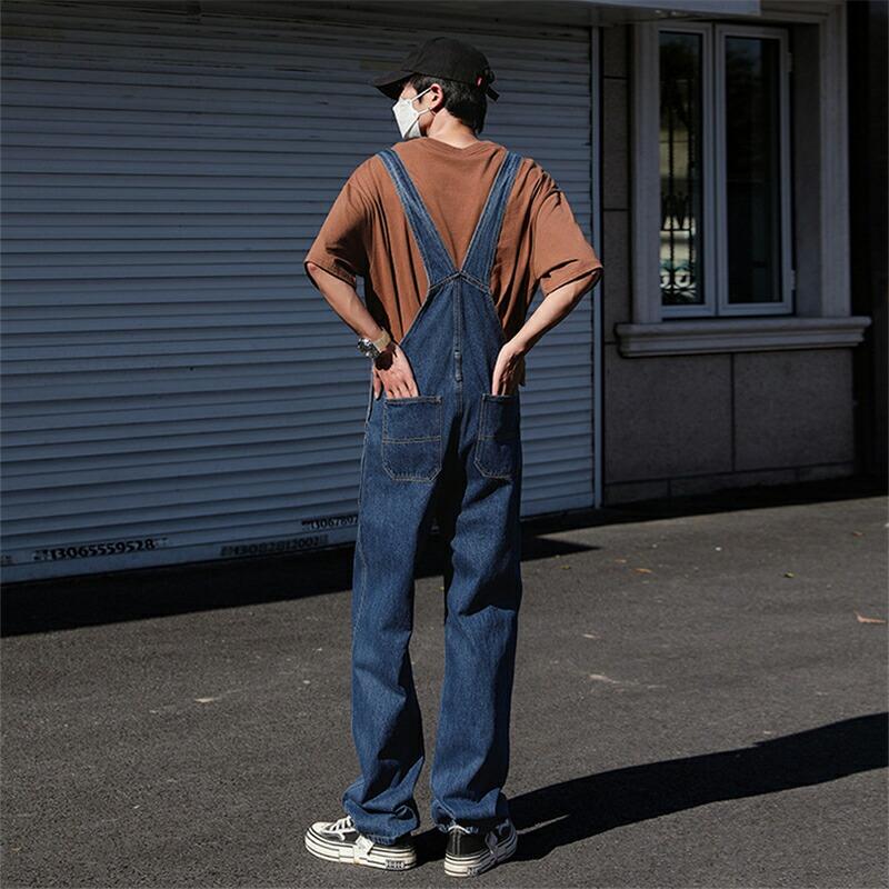オーバーオール メンズ サロペット ワイド レトロ カップル おしゃれ