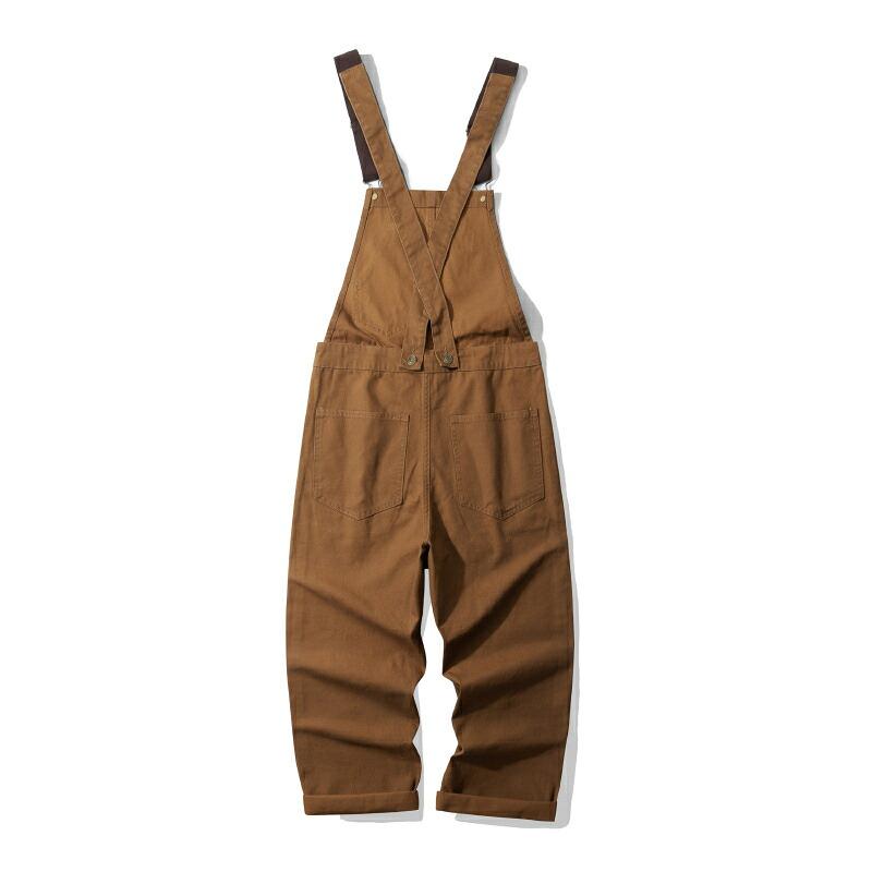 オーバーオール メンズ サロペット ワイド キャンバス アウトドア