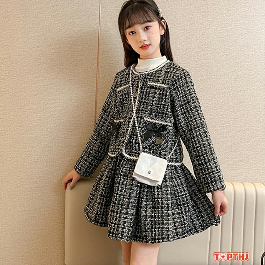 卒業式 スーツ 女の子 ワンピース 卒園式 入学式 2点セット 子供