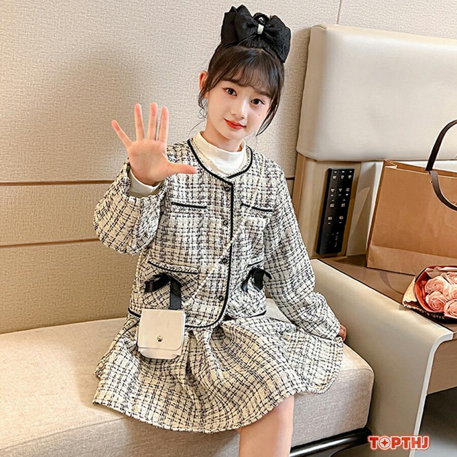卒業式 スーツ 女の子 ワンピース 卒園式 入学式 2点セット 子供