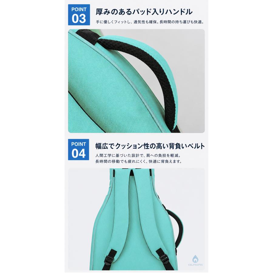 エレキギターケース ギグバッグ 軽量 耐衝撃 ポケット付き ライブ
