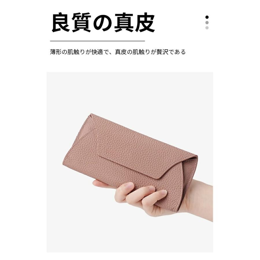 本革 牛革 レディース 長財布 ギャルソンウォレット 大容量 多機能
