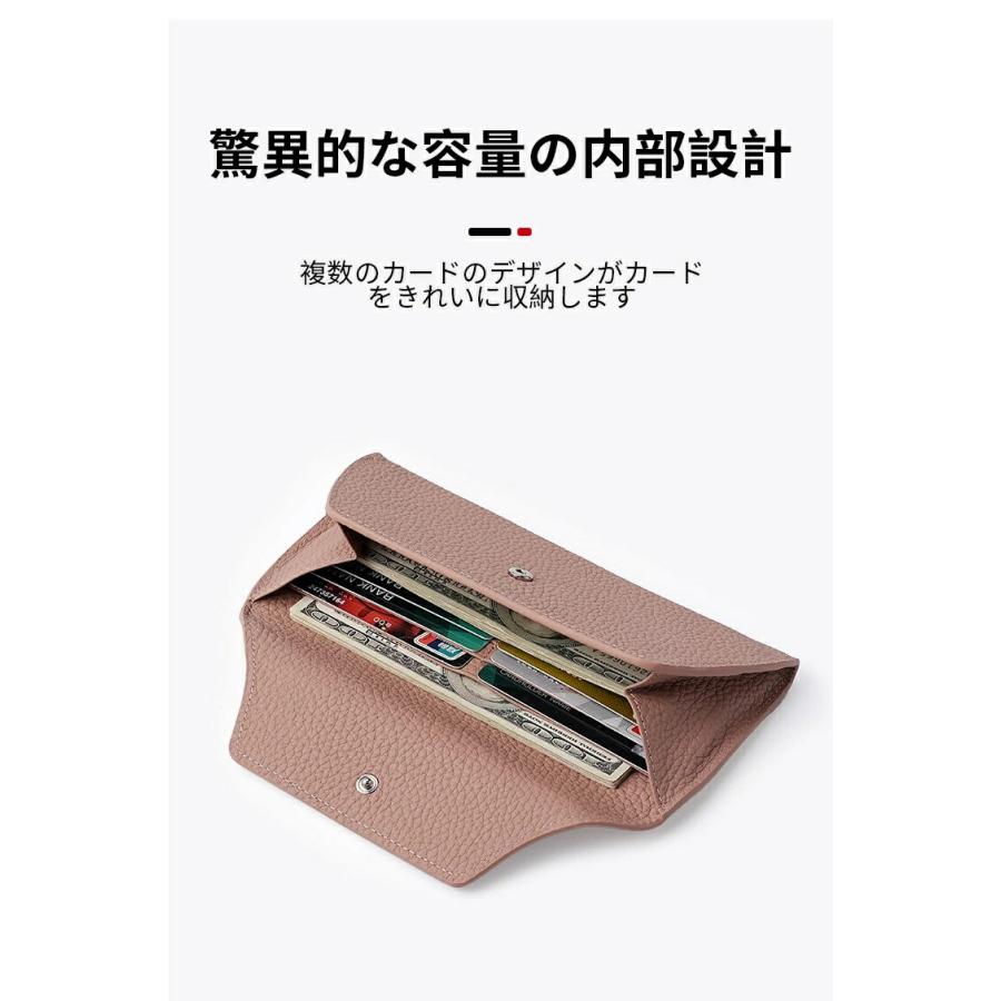 イズイット 定価27500円 黒ギャルソン大容量 長財布 カード42枚収納 牛革 本革 牛革 レディース 長財布 ギャルソンウォレット 大容量 多機能