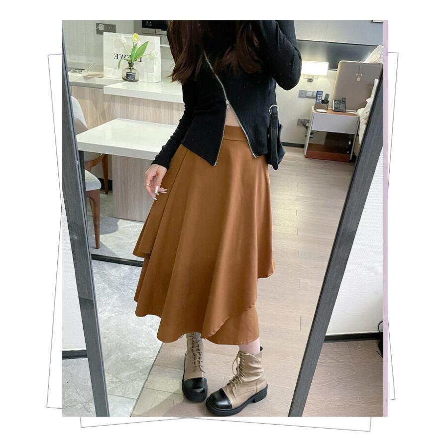 アシンメトリー キュロットスカート レディース 夏 ワイドパンツ