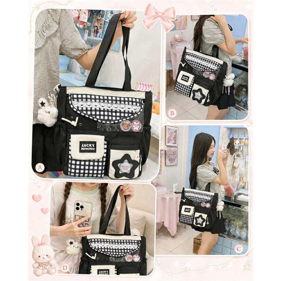 レッスンバッグ 女の子 2WAY トートバッグ ショルダー付き 大容量 A4