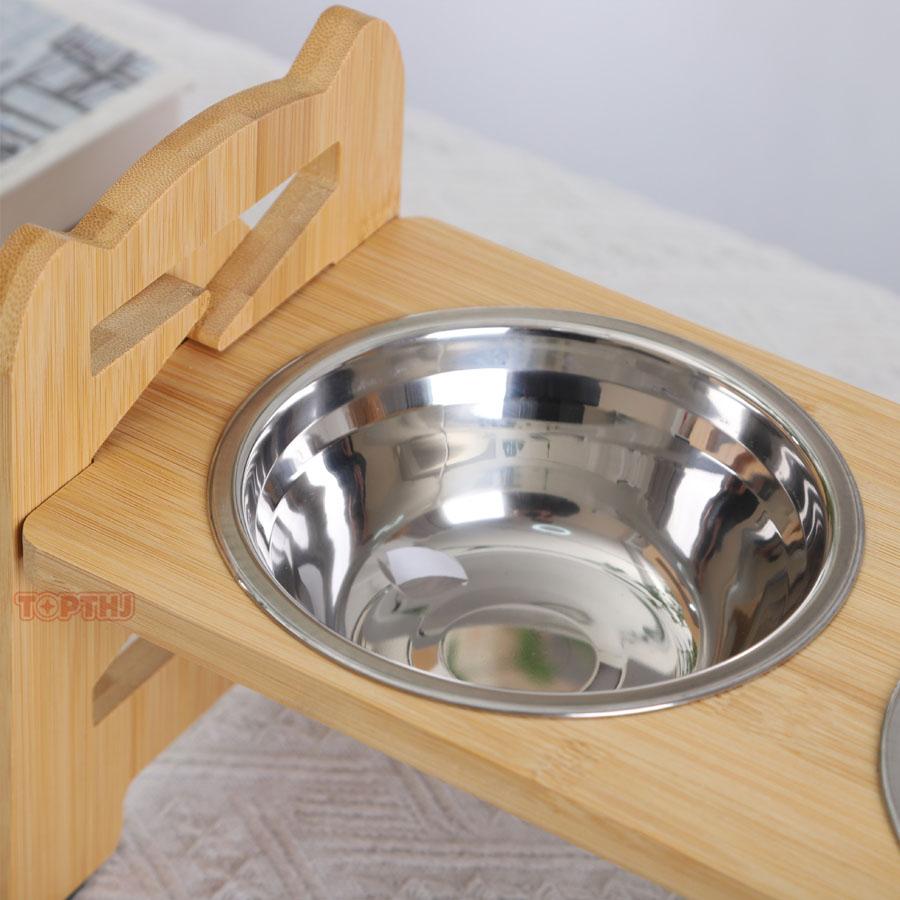 ペット 食器スタンド 犬 猫 高さ調整可能 フードボウル ステンレス製