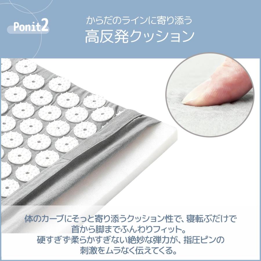 指圧マット 枕セット 足ツボマット アキュプレッシャーマット 厚手