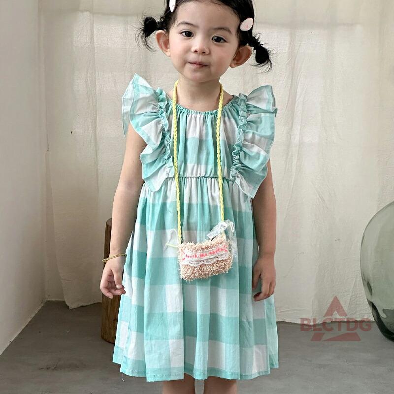 イルマさまキッズ服 ワンピースとショートパンツセット セットアップ キッズ 兄妹 お揃い チェック柄 上下セット 半袖 シャツ
